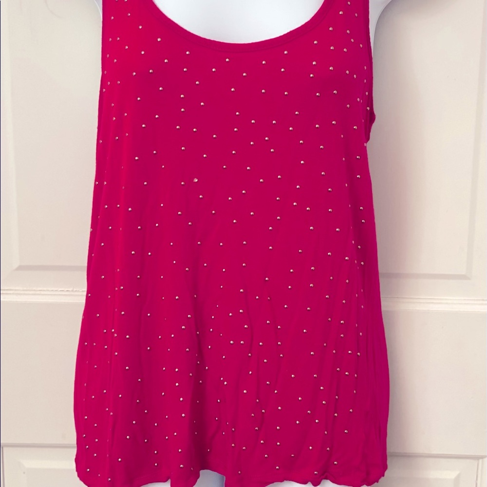 Pink racer back tank